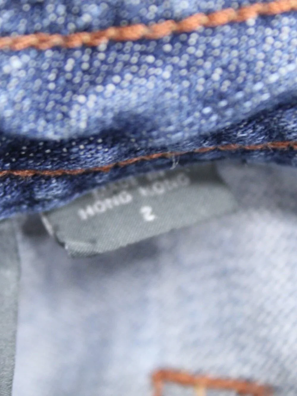 ARMANI EXCHANGE A/X WOMENS ROLL-UP BOTTOM BUTTON UP JEAN SHORTS Y2K VINTAGE SZ 2